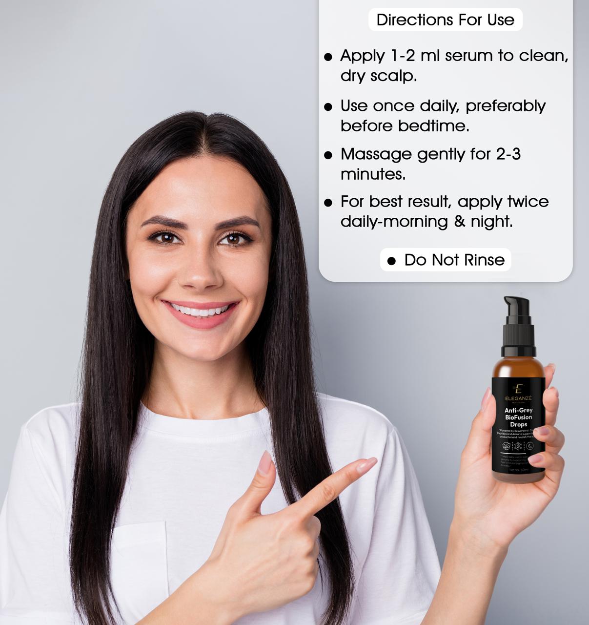 Eleganzé Professional Anti-Grey BioFusion Drops – 50ml