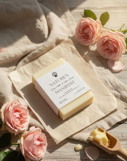 Nature's Manifest Goat Milk & Shea Butter Soap – Rose Geranium