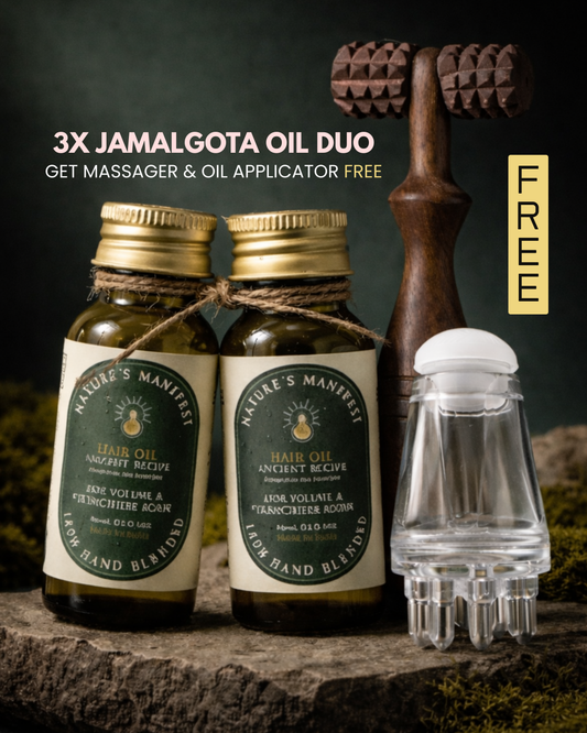 3X Triple Power Jamalgota Oil - Two Bottle Pack (11% Off)