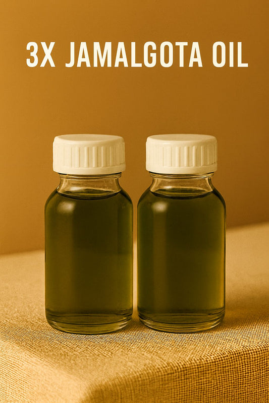 3X Triple Power Jamalgota Oil - Two Bottle Pack (11% Off)